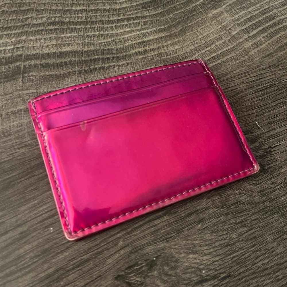 Vibrant Pink Card Holder